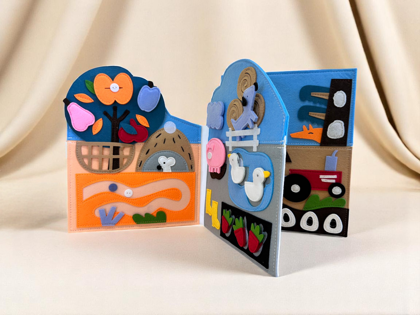 Children's educational toy with colorful animal
