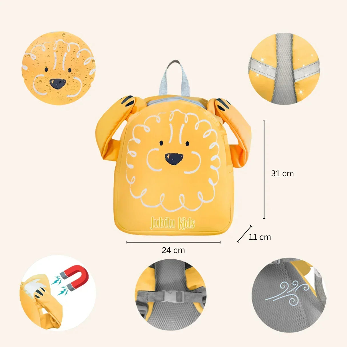 Yellow backpack